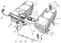 Brandstoftank dubbel 1101