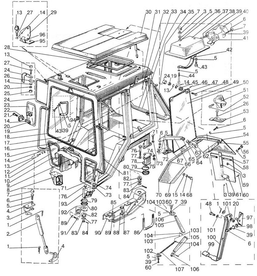 6700 Cabine delen 6700-Cabine-delen